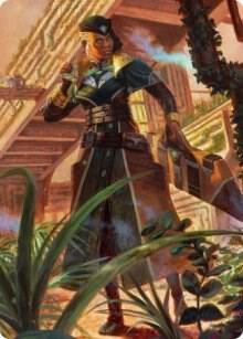 Vivien on the Hunt Art Card 22 (Art Series: Streets of New Capenna)  | Good Games Adelaide SA