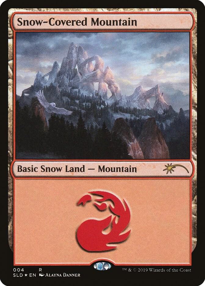 Snow-Covered Mountain 4 (Secret Lair Drop Series)  - Foil | Good Games Adelaide SA