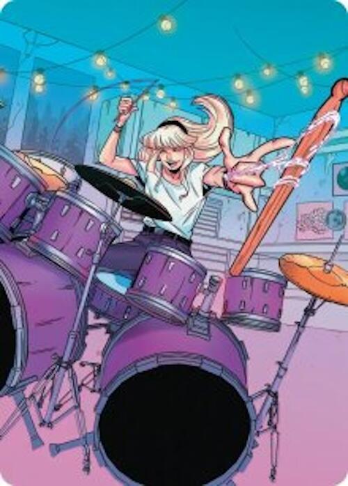 Gwen Stacy Art Card 34 54 34 (Art Series: Marvel's Spider-Man)  | Good Games Adelaide SA