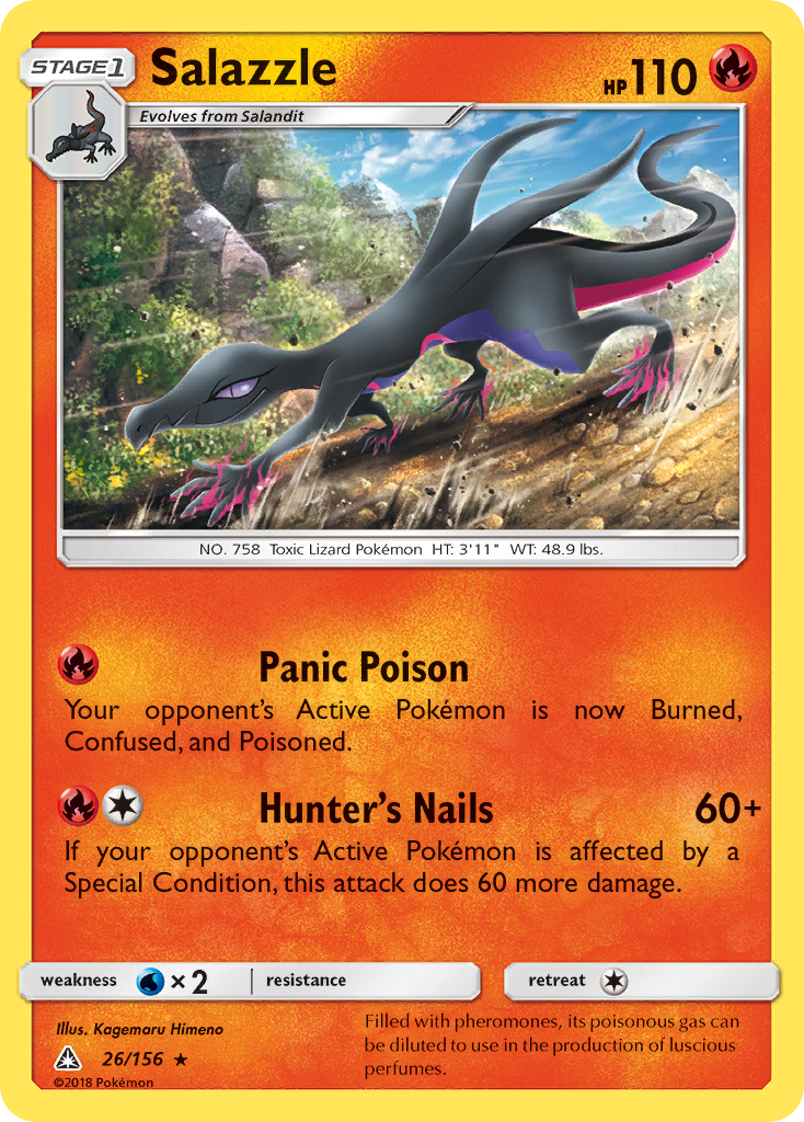 Salazzle (26/156) [Sun & Moon: Ultra Prism] | Good Games Adelaide SA