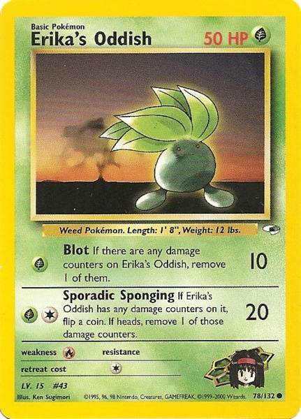 Erika's Oddish (78/132) [Gym Heroes Unlimited] | Good Games Adelaide SA
