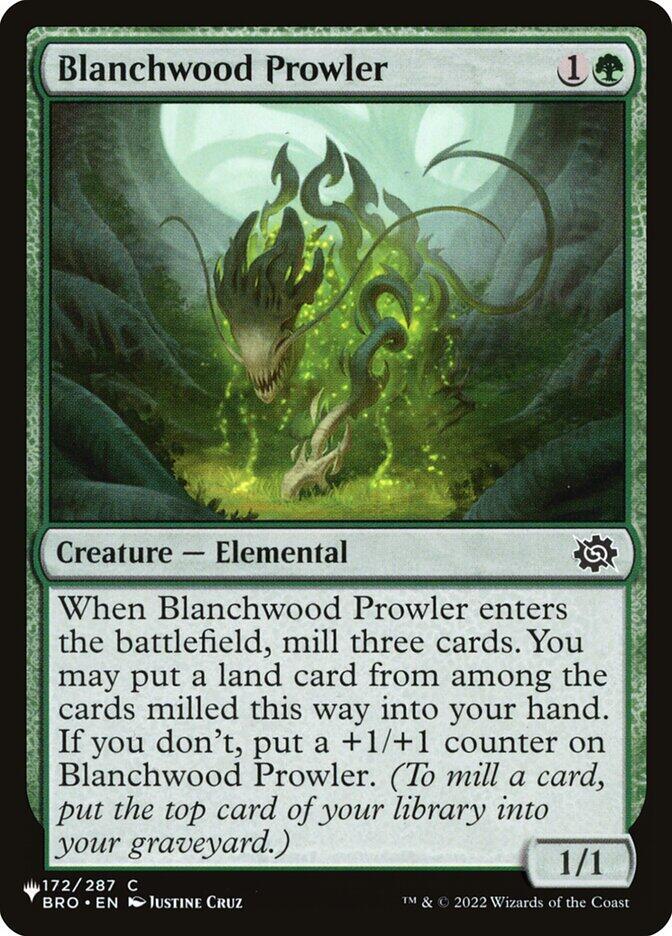 Blanchwood Prowler 172/012 (The List Reprints)  | Good Games Adelaide SA