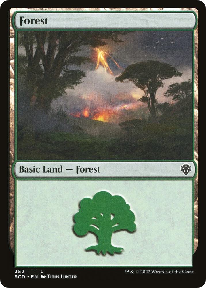 Forest 352 (Starter Commander Decks)  | Good Games Adelaide SA