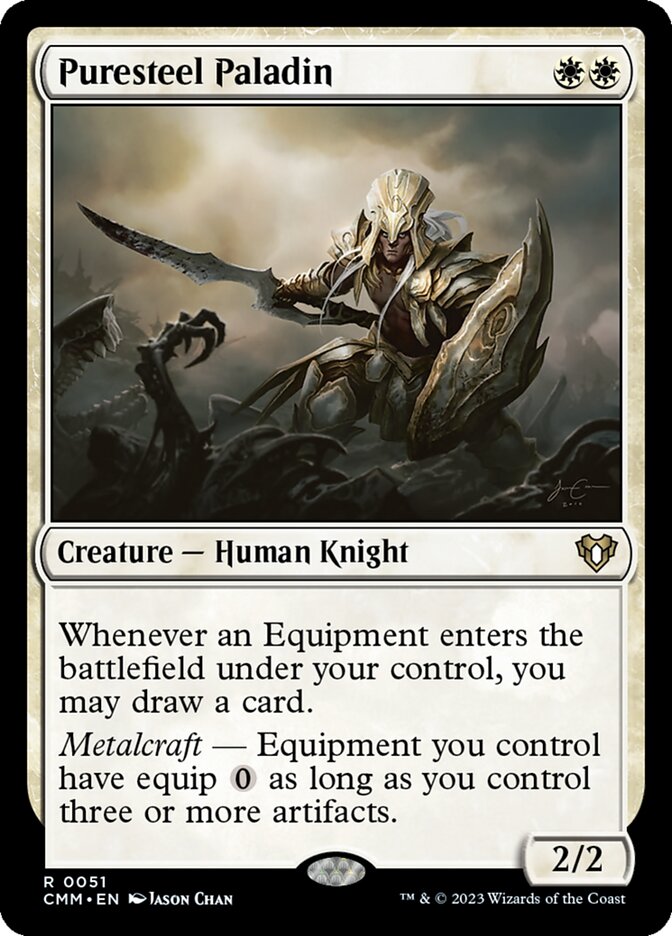 Puresteel Paladin 51 (Commander Masters)  - Foil | Good Games Adelaide SA