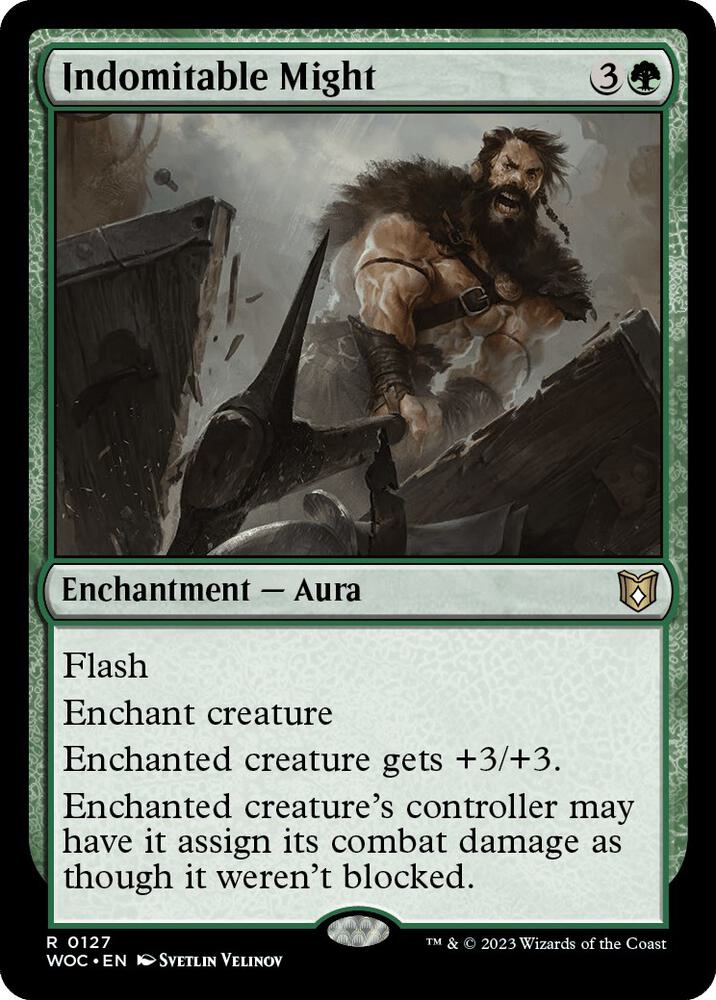 Indomitable Might 127 (Commander: Wilds of Eldraine)  | Good Games Adelaide SA