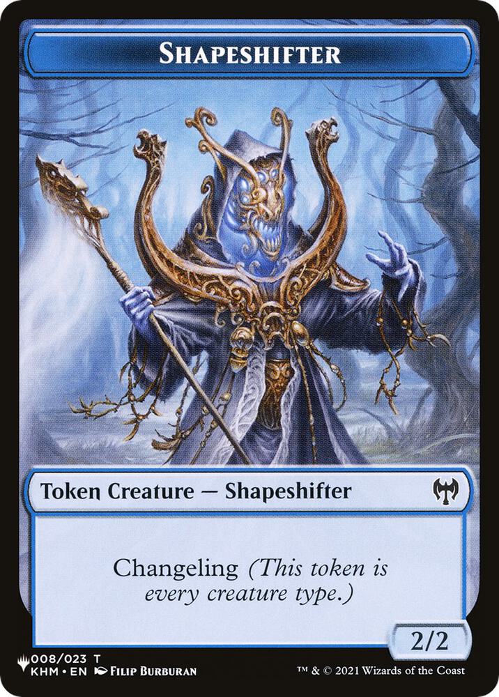 Shapeshifter Rat Double Sided Token 8 // 3 (The List Reprints)  | Good Games Adelaide SA