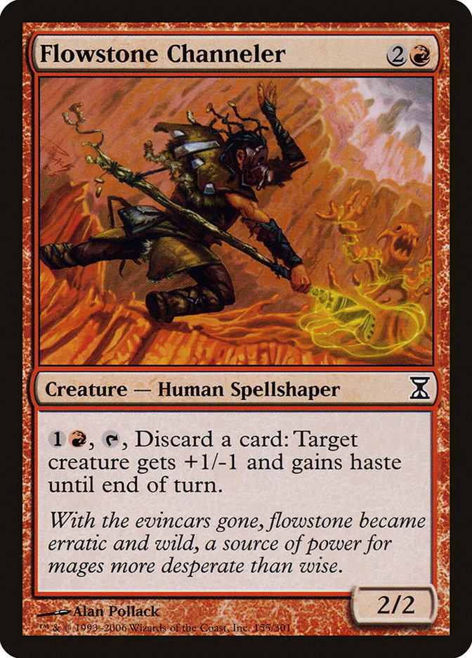 Flowstone Channeler 155 (Time Spiral)  - Foil | Good Games Adelaide SA