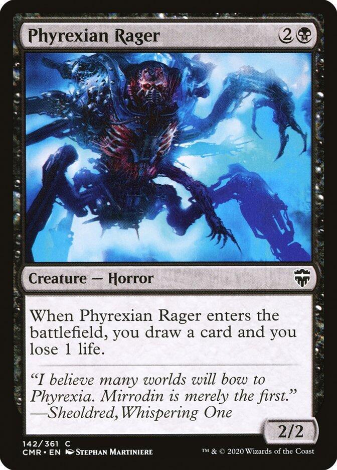 Phyrexian Rager 142 (Commander Legends)  - Foil | Good Games Adelaide SA