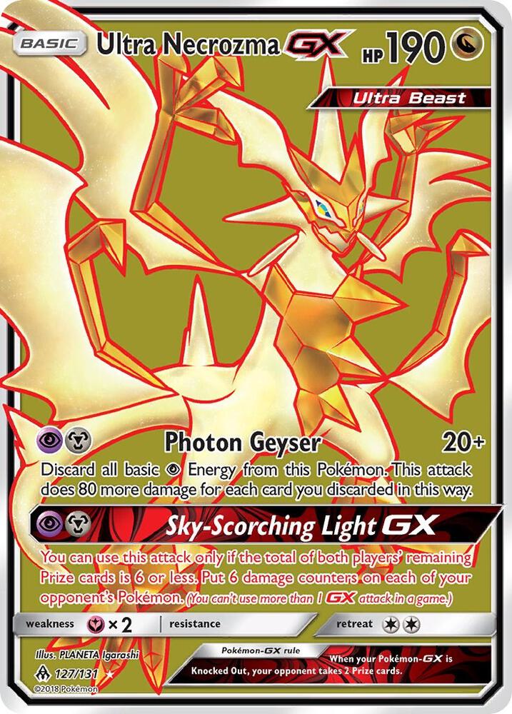 Ultra Necrozma GX Full Art 127/131 (SM - Forbidden Light)  - Holofoil | Good Games Adelaide SA