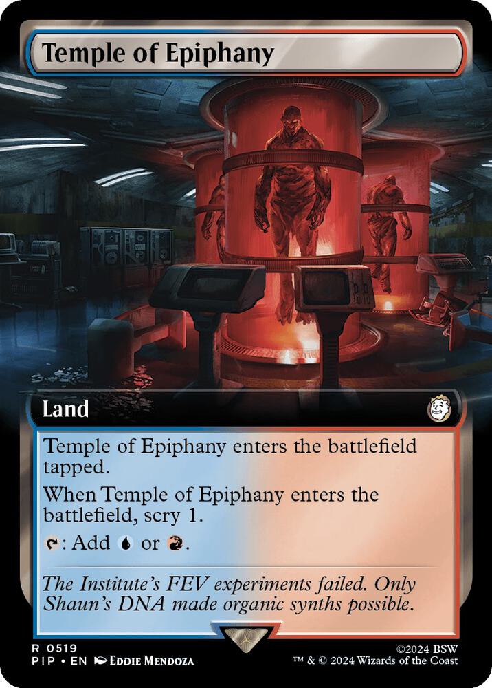 Temple of Epiphany 519 (Universes Beyond: Fallout)  - Foil | Good Games Adelaide SA