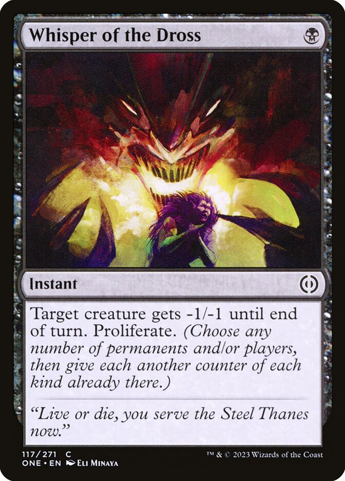Whisper of the Dross 117 (Phyrexia: All Will Be One)  | Good Games Adelaide SA