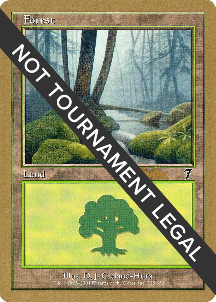 Forest 328 2002 Brian Kibler 7ED  (World Championship Decks)  | Good Games Adelaide SA
