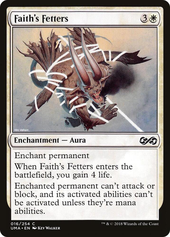 Faith's Fetters 16 (Ultimate Masters)  - Foil | Good Games Adelaide SA