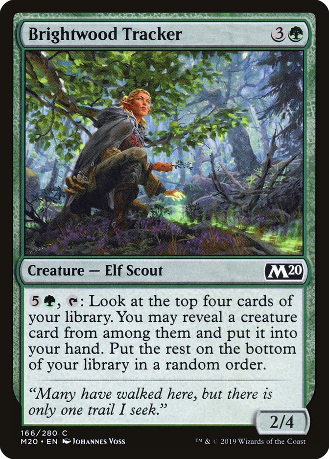 Brightwood Tracker 166 (Core Set 2020)  - Foil | Good Games Adelaide SA