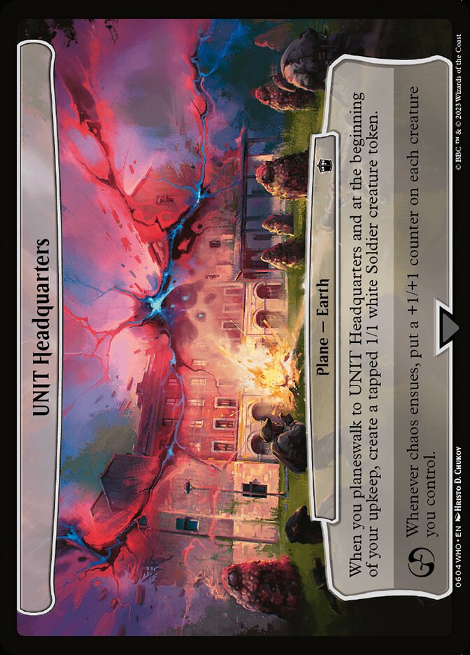 UNIT Headquarters 604 (Planechase: Universes Beyond: Doctor Who)  | Good Games Adelaide SA