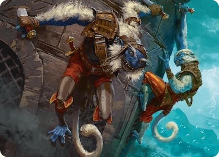 Goblin Boarders Art Card 11 54 11 (Art Series: Foundations)  | Good Games Adelaide SA