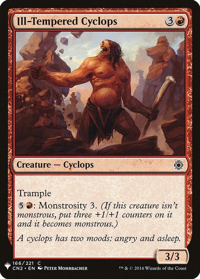 Ill Tempered Cyclops 166 (The List Reprints)  | Good Games Adelaide SA