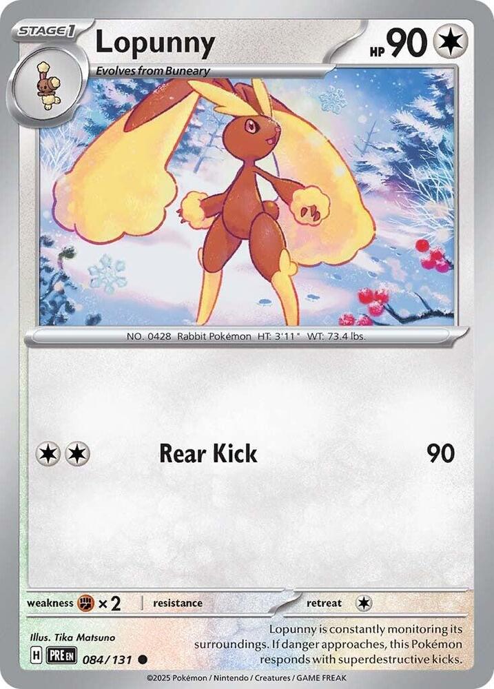 Lopunny (084/131) [Scarlet & Violet: Prismatic Evolutions] | Good Games Adelaide SA