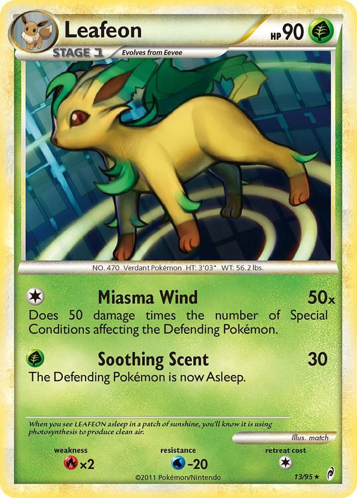 Leafeon 13/95 (Call of Legends)  - Holofoil | Good Games Adelaide SA