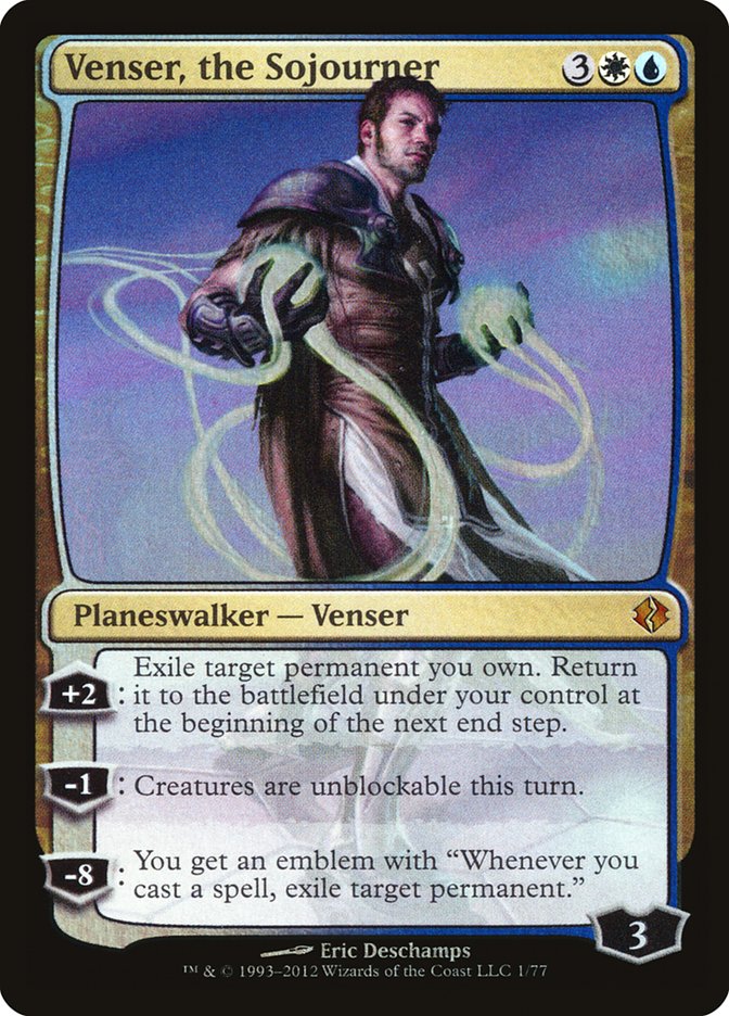 Venser, the Sojourner 1 (Duel Decks: Venser vs. Koth)  - Foil | Good Games Adelaide SA