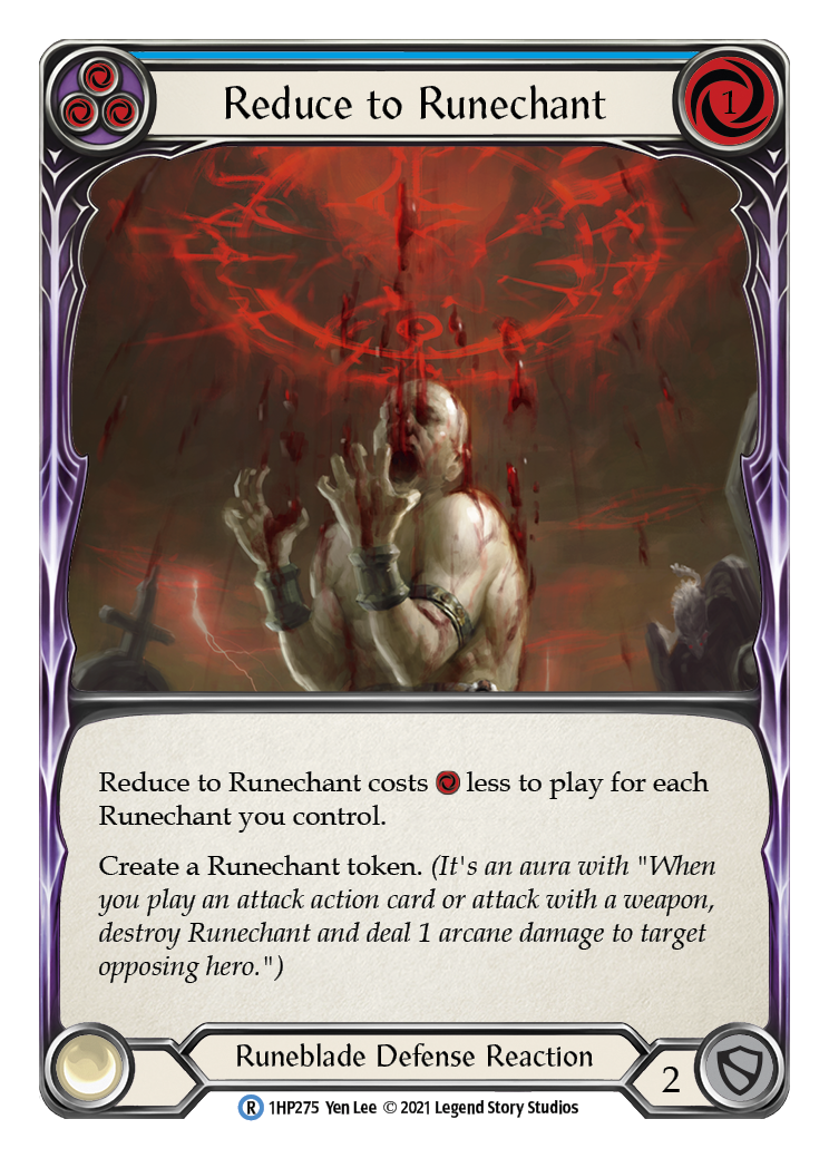 Reduce to Runechant (Blue) [1HP275] | Good Games Adelaide SA