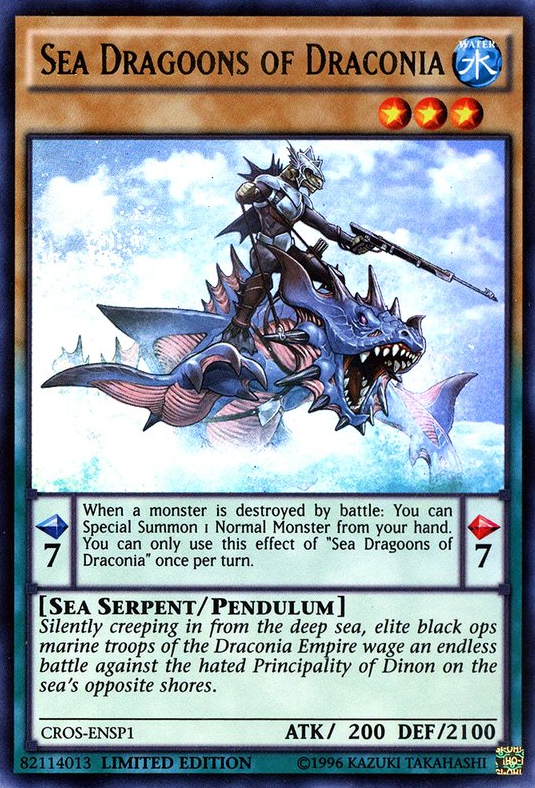 Sea Dragoons of Draconia (CROS-ENSP1) [CROS-ENSP1] Ultra Rare | Good Games Adelaide SA