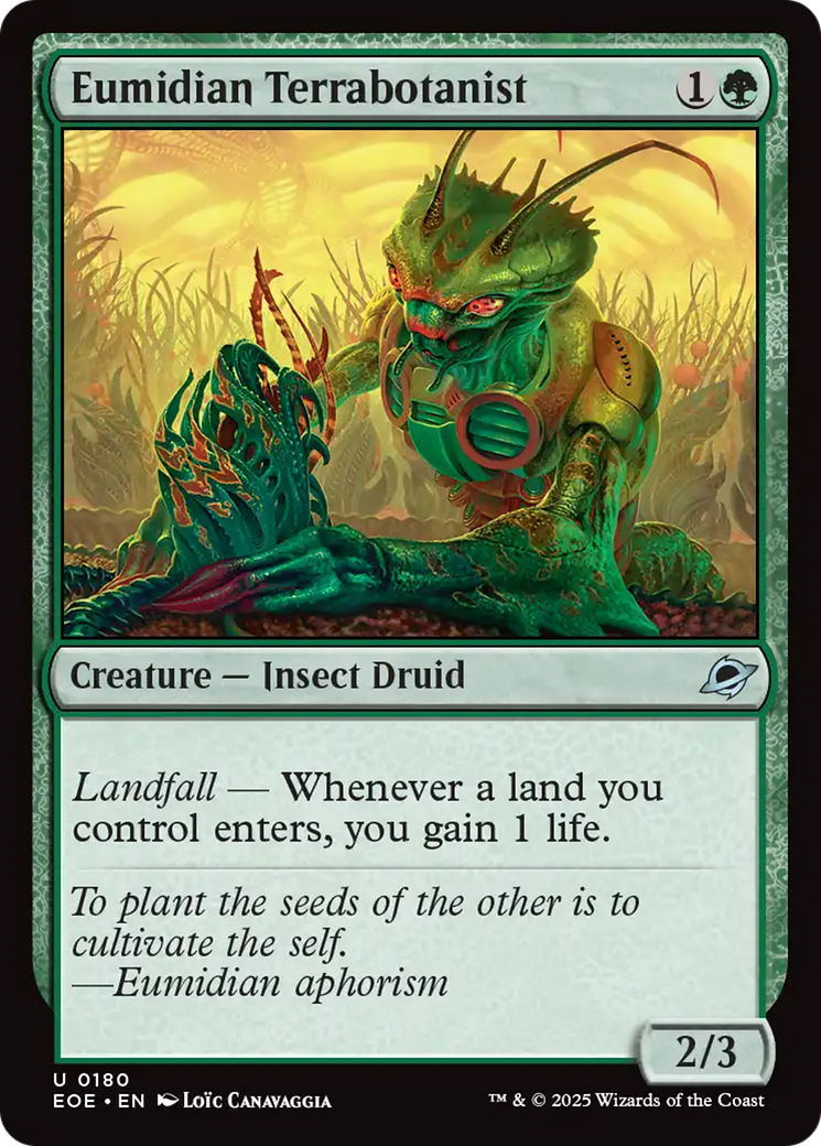 Eumidian Terrabotanist [Edge of Eternities] | Good Games Adelaide SA