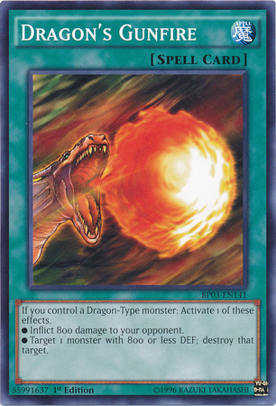 Dragon's Gunfire [BP03-EN141] Common | Good Games Adelaide SA