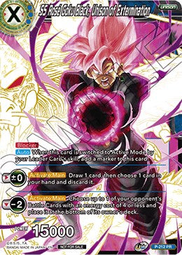 SS Rose Goku Black, Unison of Extermination (Gold Stamped) (P-212) [Promotion Cards] | Good Games Adelaide SA
