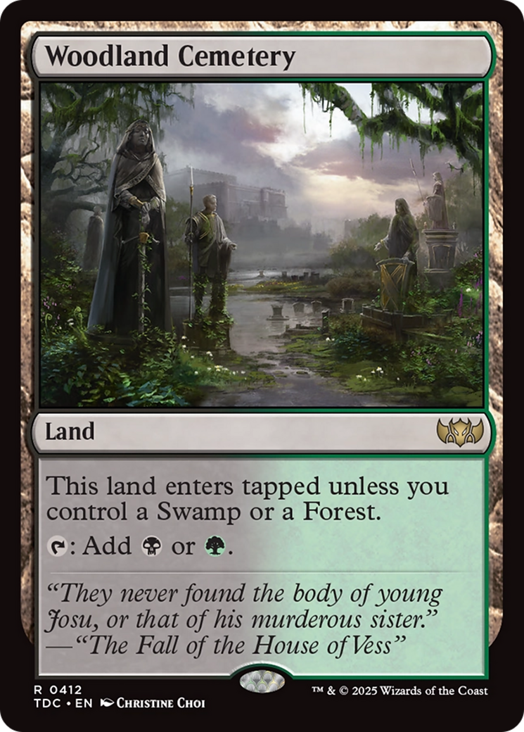 Woodland Cemetery [Tarkir: Dragonstorm Commander] | Good Games Adelaide SA