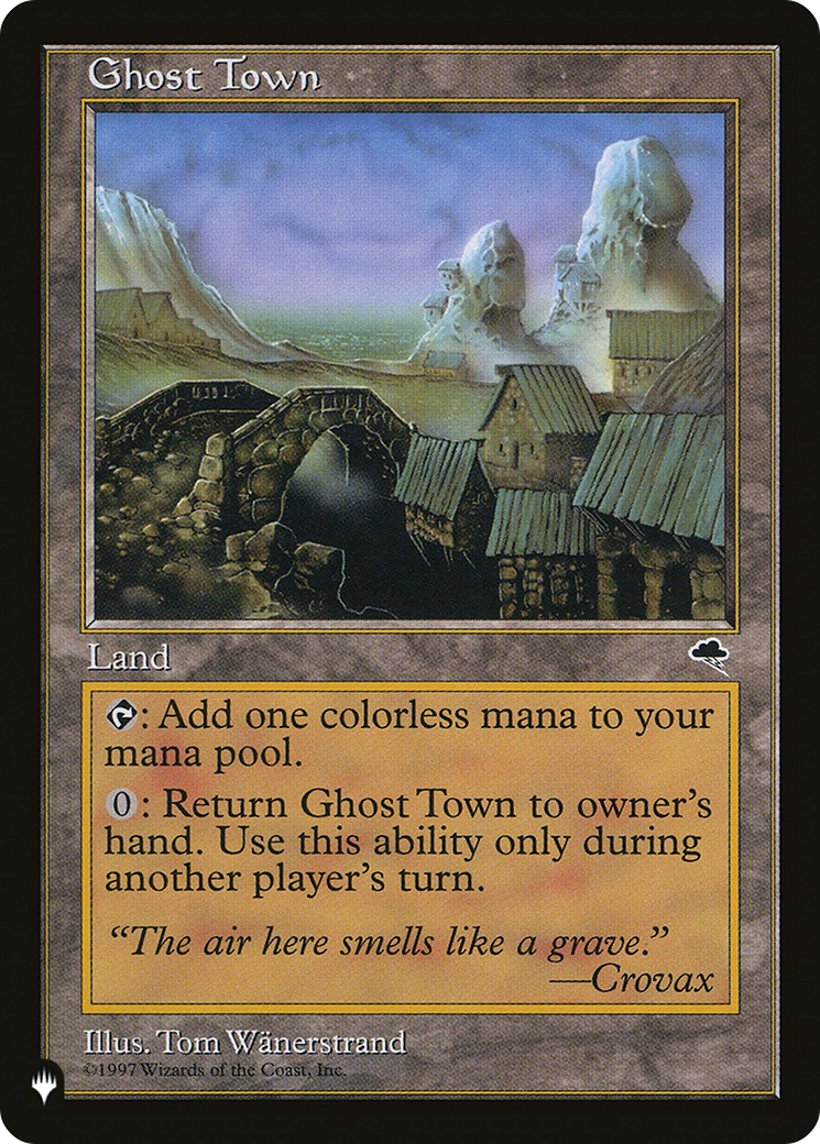 Ghost Town [The List Reprints] | Good Games Adelaide SA