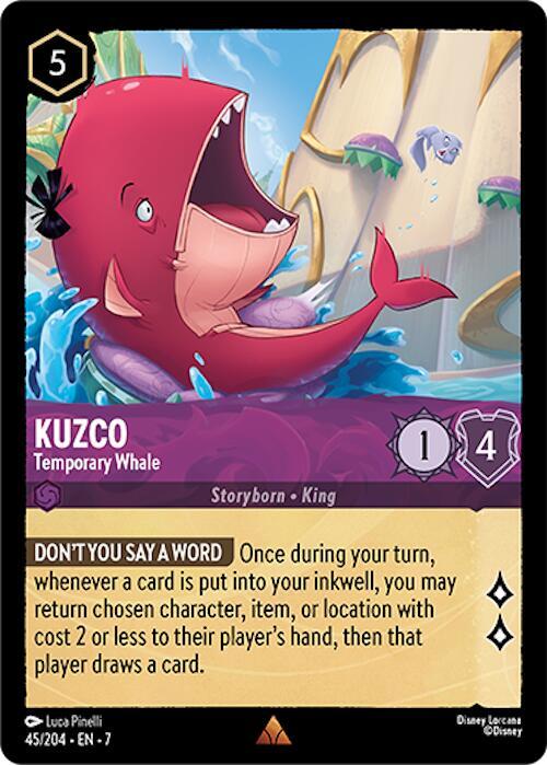 Kuzco Temporary Whale 45/204 (Archazia's Island)  | Good Games Adelaide SA