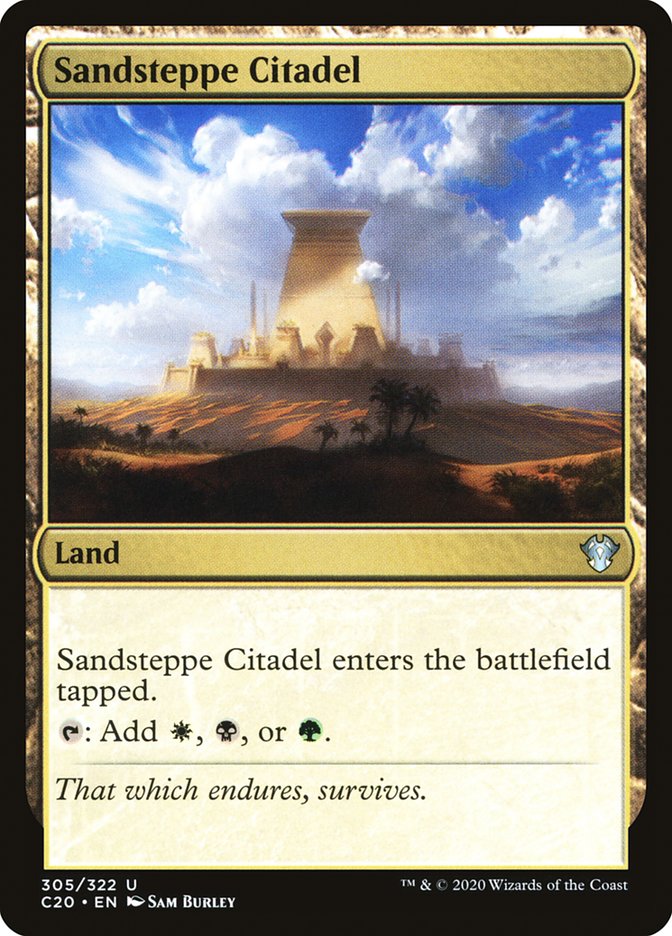 Sandsteppe Citadel [Commander 2020] | Good Games Adelaide SA