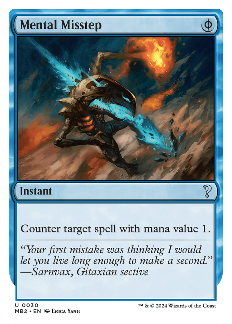 Mental Misstep (White Border) [Mystery Booster 2] | Good Games Adelaide SA