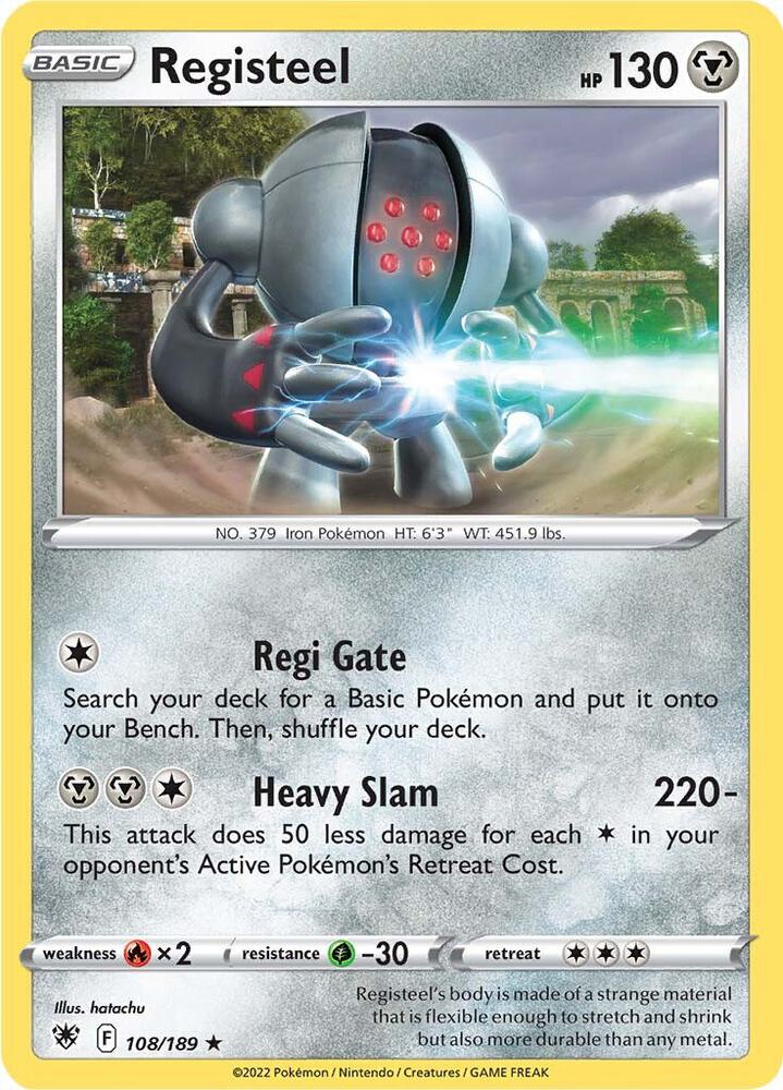 Registeel 108/189 (SWSH10: Astral Radiance)  | Good Games Adelaide SA