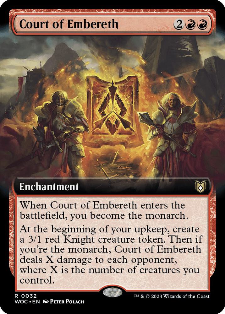 Court of Embereth 32 (Commander: Wilds of Eldraine)  - Foil | Good Games Adelaide SA