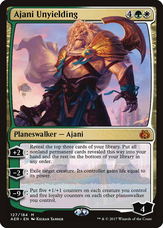 Ajani Unyielding [Aether Revolt] | Good Games Adelaide SA