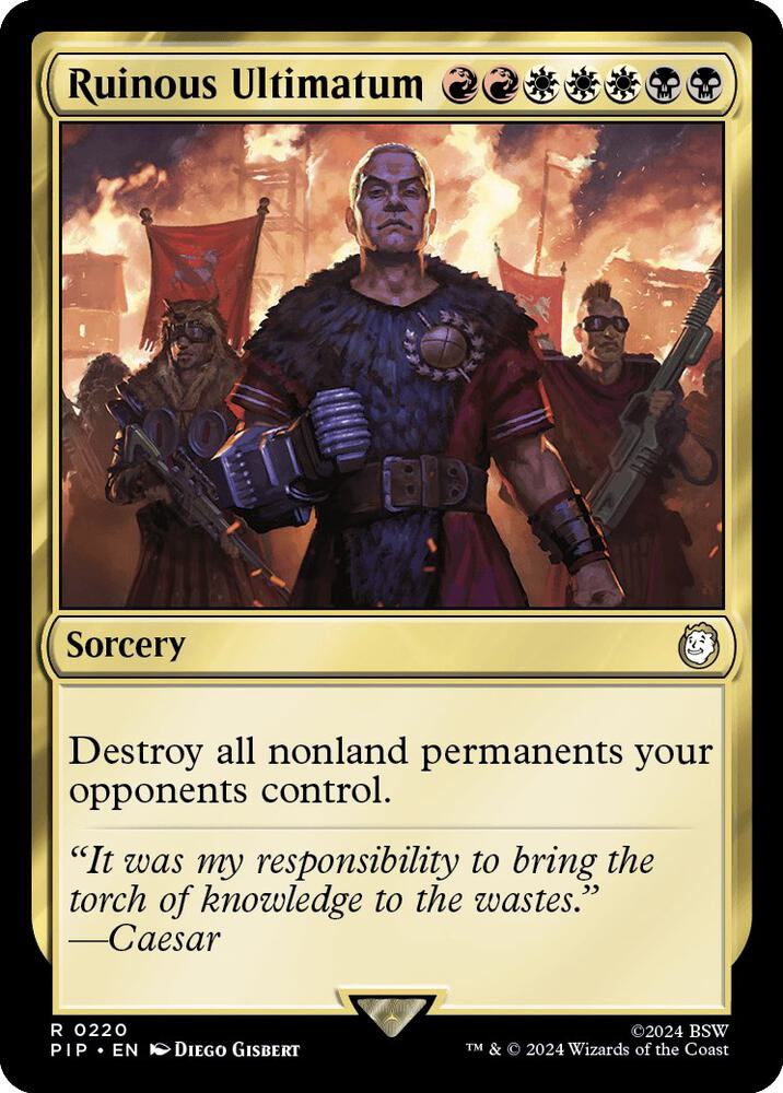 Ruinous Ultimatum 220 (Universes Beyond: Fallout)  - Foil | Good Games Adelaide SA