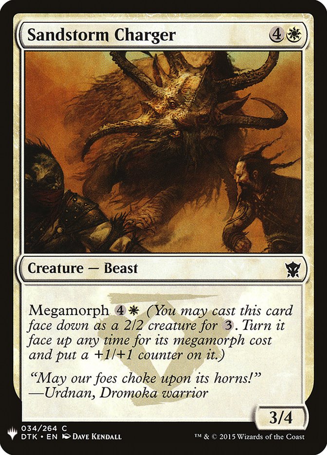 Sandstorm Charger [Mystery Booster] | Good Games Adelaide SA