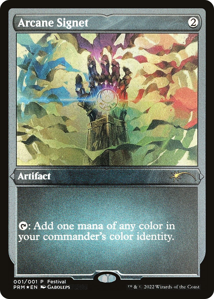 Arcane Signet (Foil Etched) [30th Anniversary Promos] | Good Games Adelaide SA