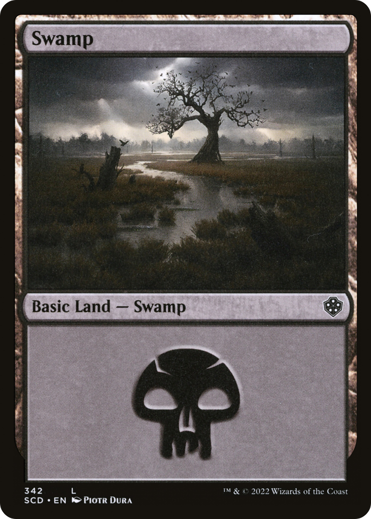 Swamp (342) [Starter Commander Decks] | Good Games Adelaide SA