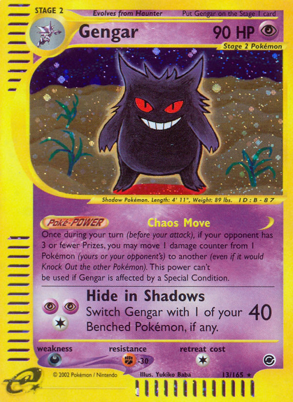Gengar (13/165) [Expedition: Base Set] | Good Games Adelaide SA