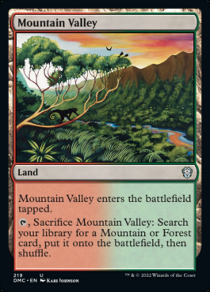 Mountain Valley [Dominaria United Commander] | Good Games Adelaide SA