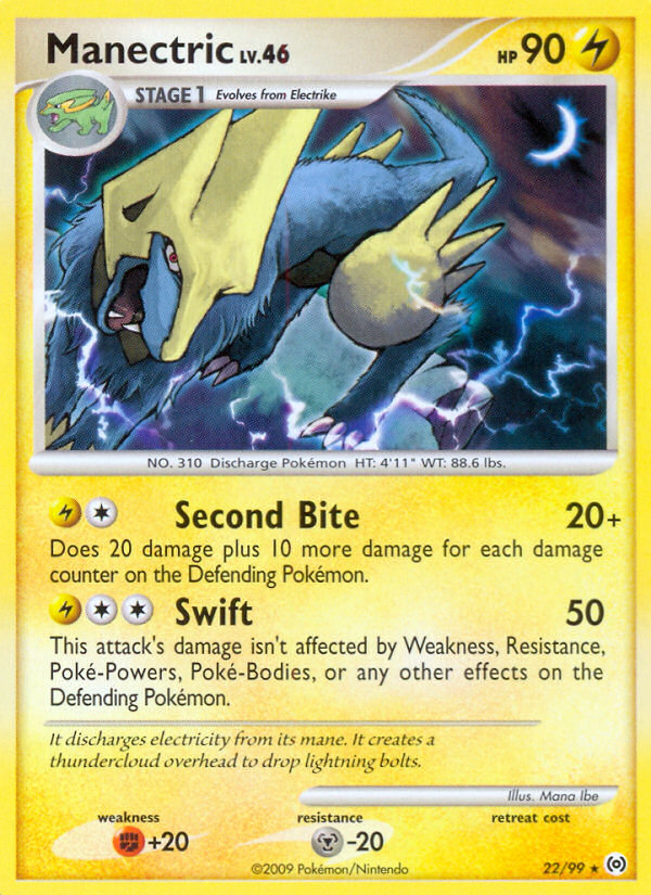 Manectric (22/99) [Platinum: Arceus] | Good Games Adelaide SA