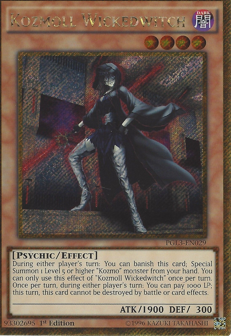 Kozmoll Wickedwitch [PGL3-EN029] Gold Secret Rare | Good Games Adelaide SA