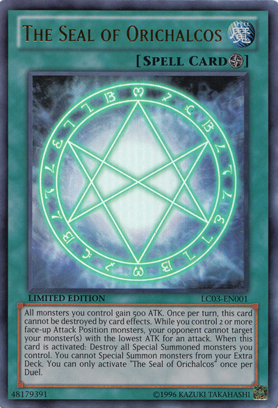The Seal of Orichalcos [LC03-EN001] Ultra Rare | Good Games Adelaide SA