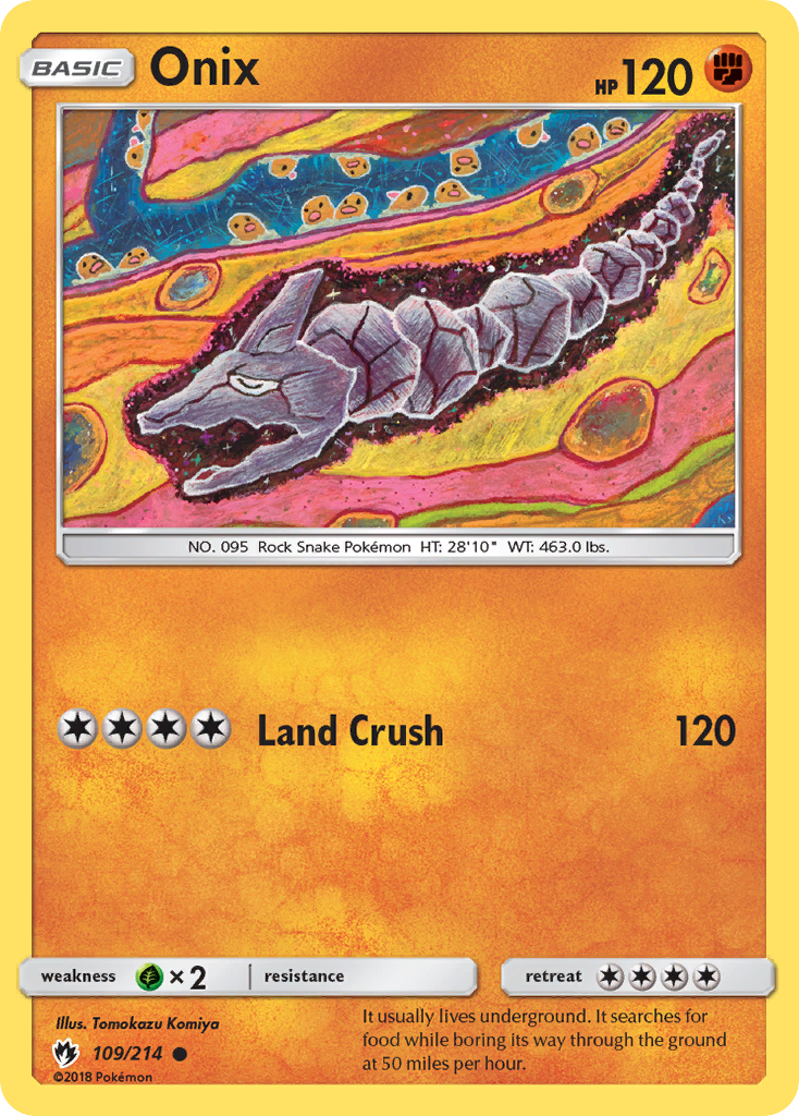 Onix (109/214) [Sun & Moon: Lost Thunder] | Good Games Adelaide SA