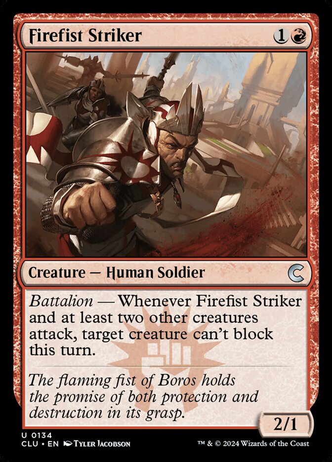 Firefist Striker 134 (Ravnica: Clue Edition)  | Good Games Adelaide SA
