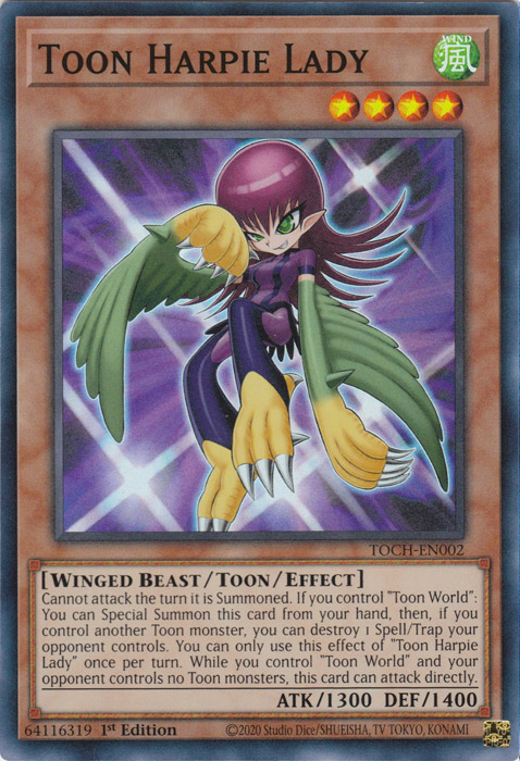 Toon Harpie Lady [TOCH-EN002] Super Rare | Good Games Adelaide SA