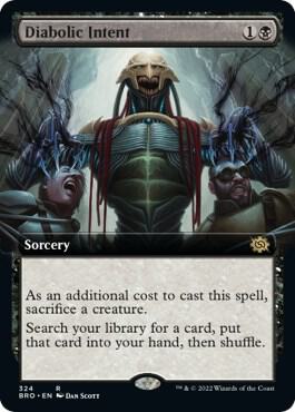 Diabolic Intent Extended Art 324 (The Brothers' War)  | Good Games Adelaide SA
